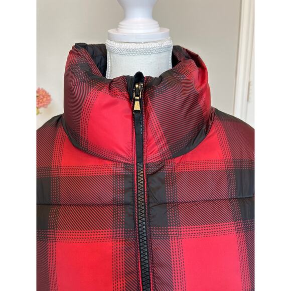 Old Navy | NWT, Buffalo Red/Black Plaid Puffer Jacket | Med - Picture 4 of 13